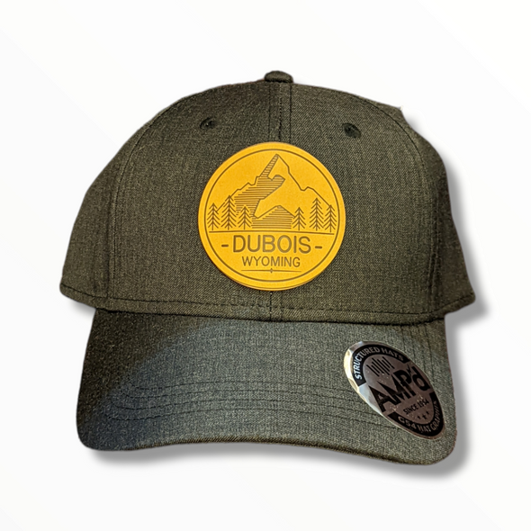 Mountain Range Leather Patch Hat | Dubois, WY