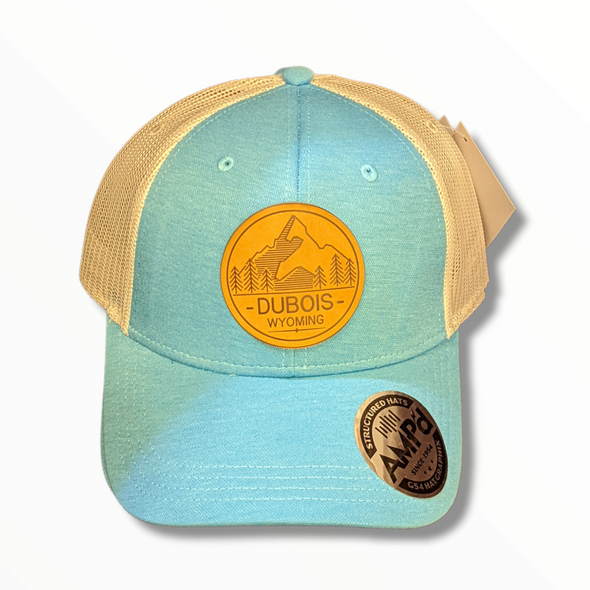 Mountain Range Leather Patch Hat | Dubois, WY