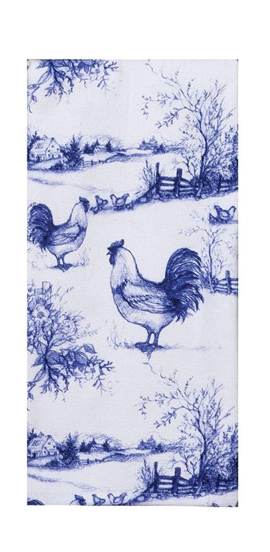 Dual Purpose Terry Dishtowel | Blue Rooster Toille