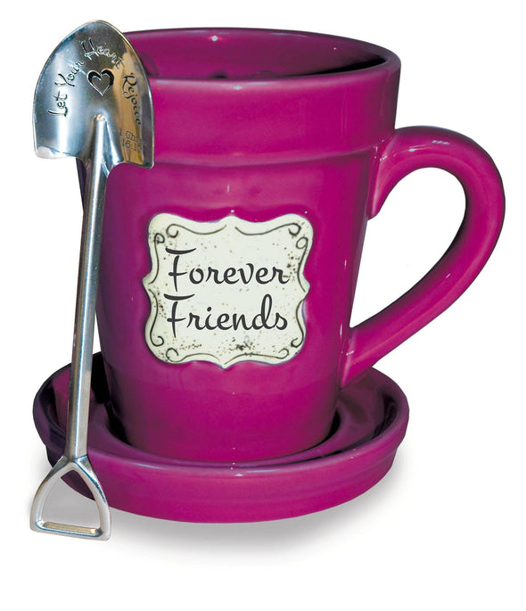 Flower Pot Mug: Raspberry-Friends