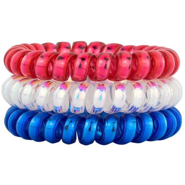 Team USA Red, White and Blue Hair Tie Set
