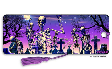 Moonlight Skeleton Boogie Motion 3D Bookmark