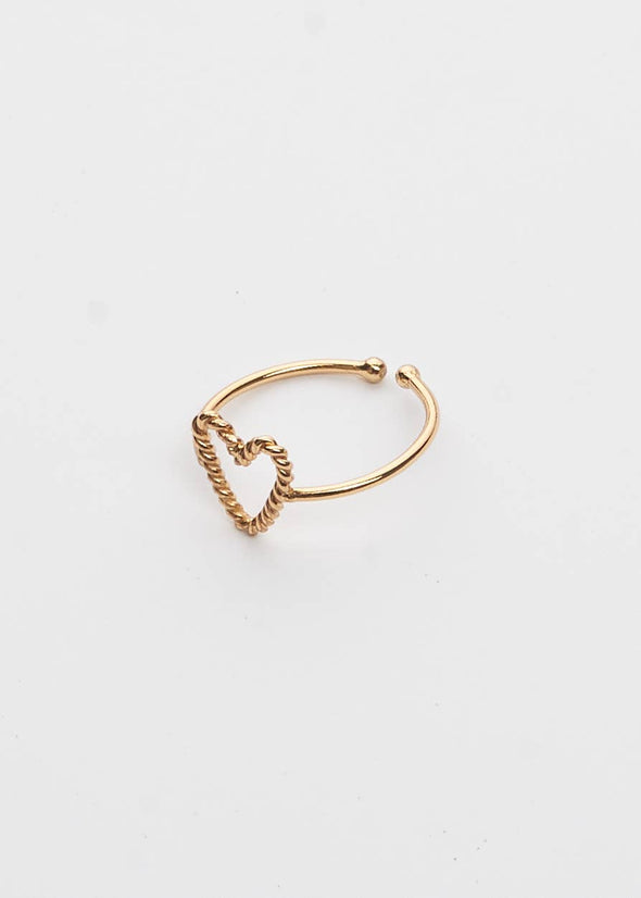 The Mini Heart Ring | 18K Gold Plated