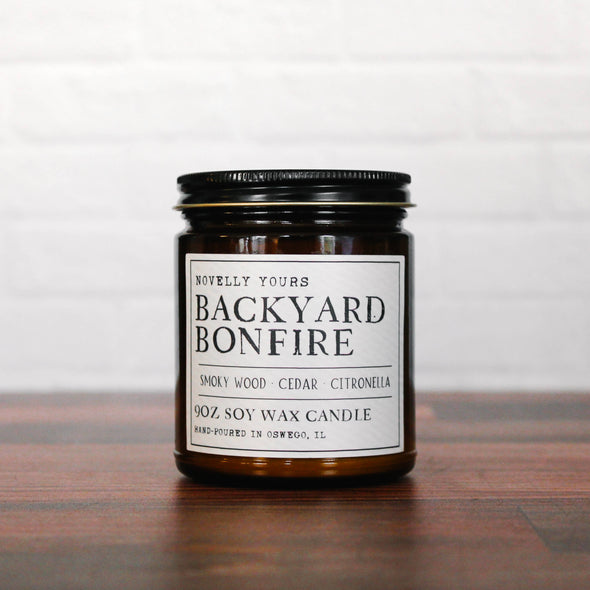 Backyard Bonfire candle