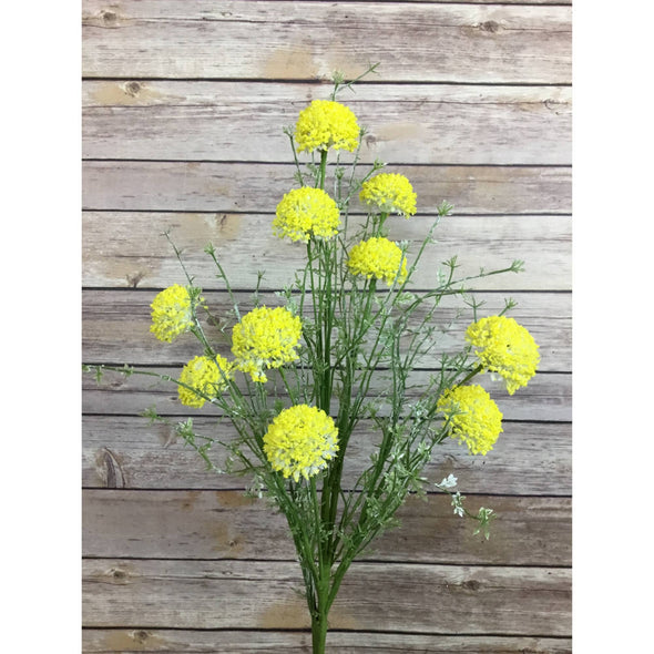 22" Grand Thistle Bush - Yellow