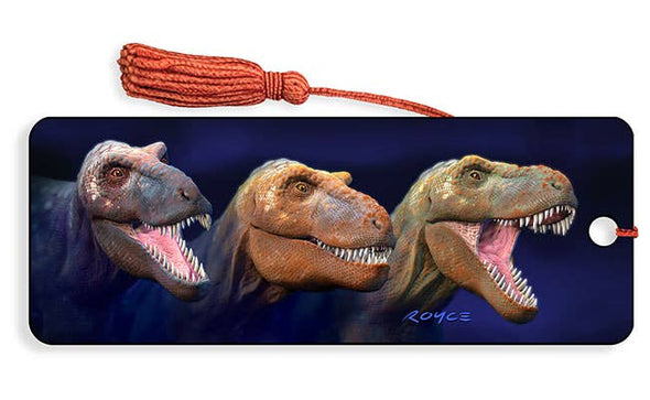 3D Royce bookmark - Tri-Rex (Dinosaur)