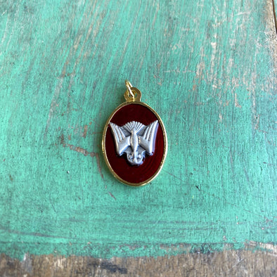 Enamel Italian Medal Devotional Medals: Holy Spirit