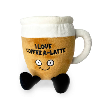 "I Love Coffee A-Latte" Plushie