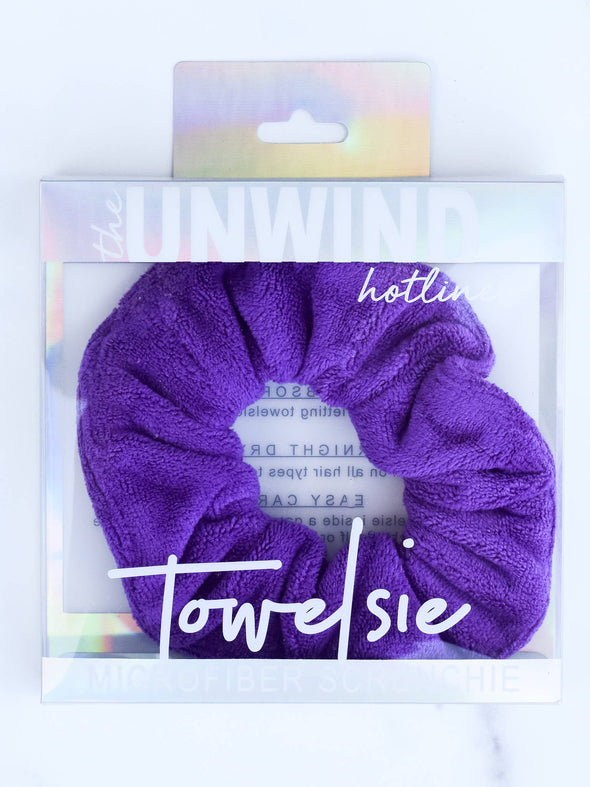 Towelsie - Microfiber Scrunchie (Purple)