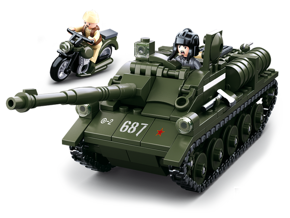 M38-B0687 Sluban - WWII Geallieerde Anti-Tank Tank