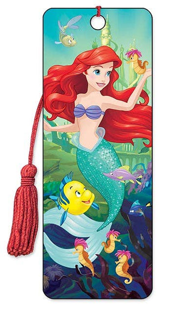 Ariel Swimming - 3D Disney Bookmark