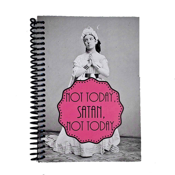 Blank Notebook | Not Today Satan | Made in the USA