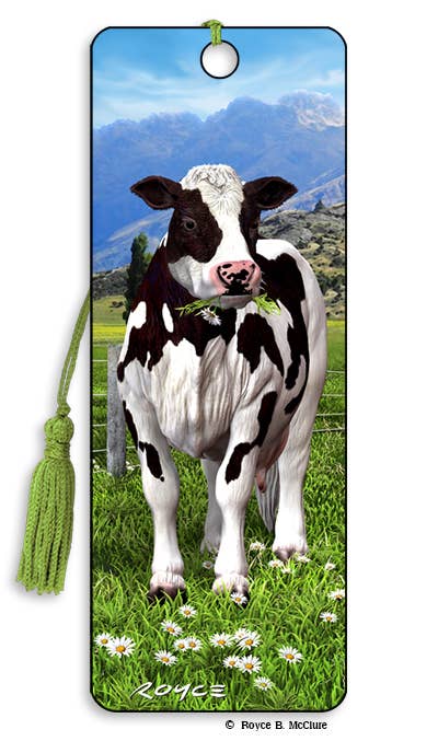 Daisy the Cow 3D Bookmark