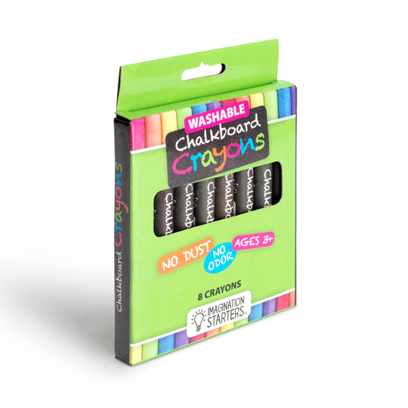 Washable Chalkboard Crayons - Set of 8 colors