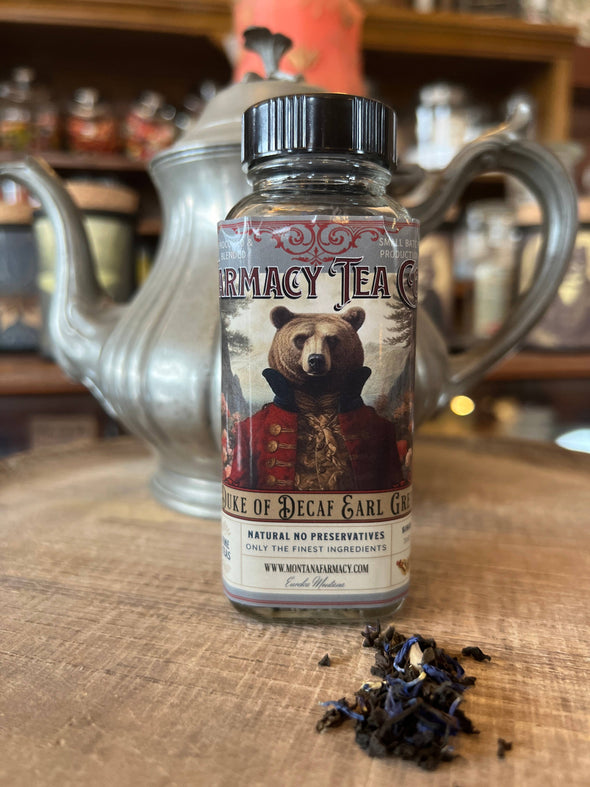 Duke of Decaf Earl Grey Tea  victorian bear tea