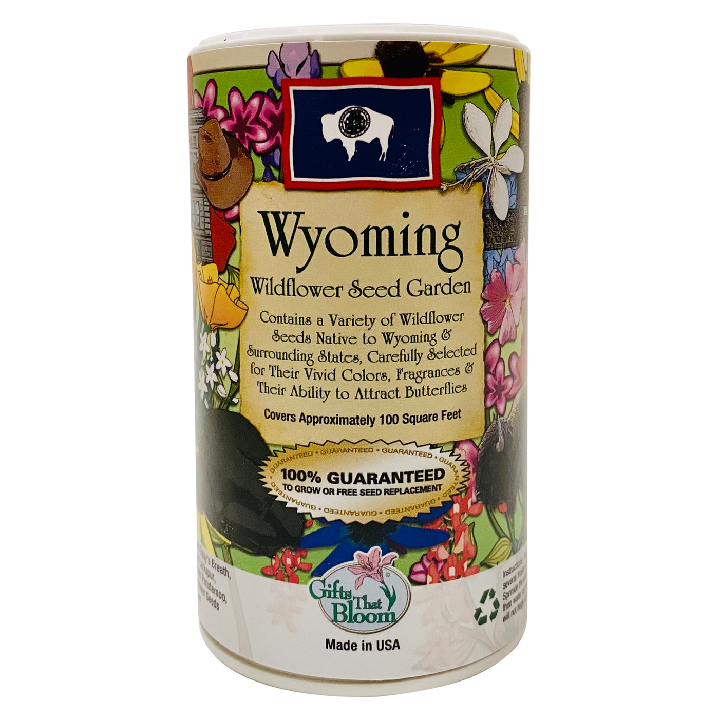 wildflower seed shaker Wyoming Shaker Garden
