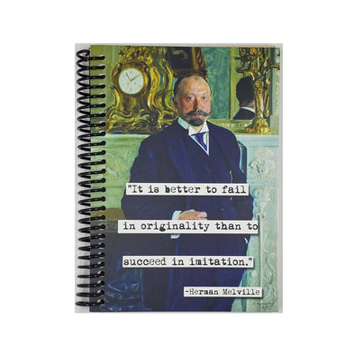 Herman Melville Quote Blank Notebook