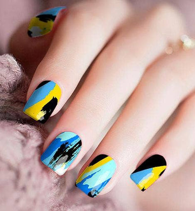 Art Splatter Nail Polish Sticker