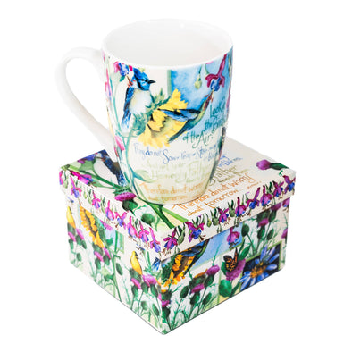Look At The Birds Ceramic Curvy Mug