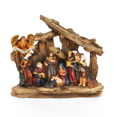 7"RESIN NATIVITY TABLEPIECE