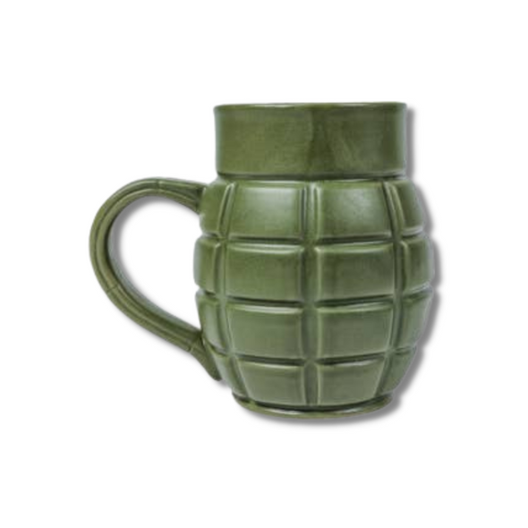 Green Grenade Mug | 18 Ounces